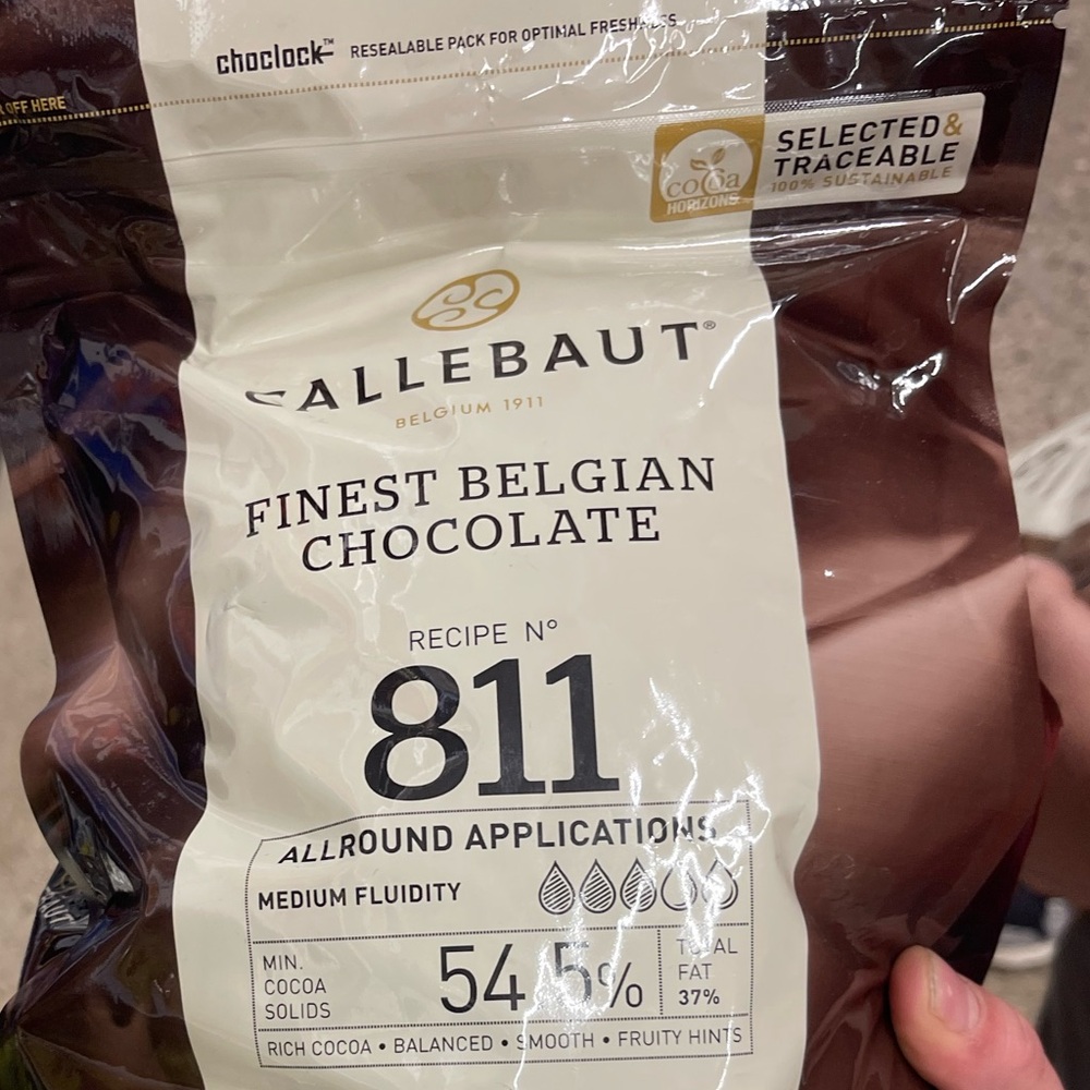 One of the finest types of chocolate for hot chocolate